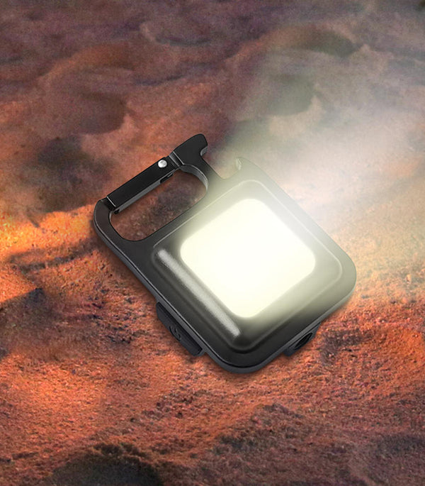 Lightup™ Cob 800 Lumens Magnetic Keychain Pocket Flashlight