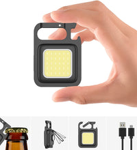 Lightup™ Cob 800 Lumens Magnetic Keychain Pocket Flashlight